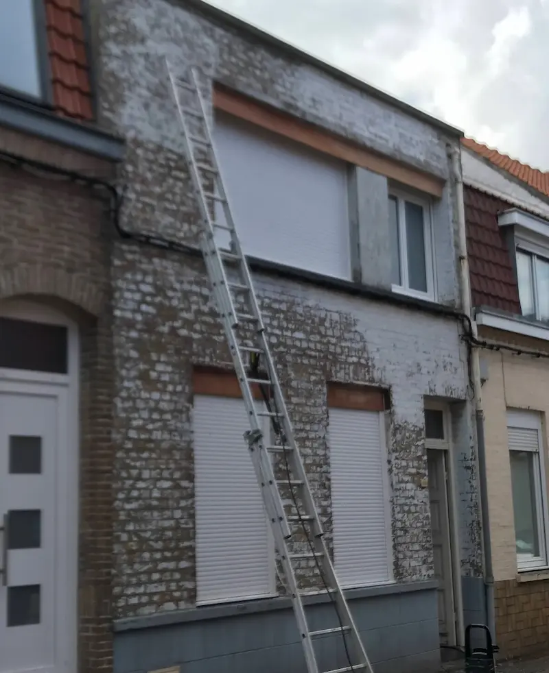 Facade - renovation complete - avant